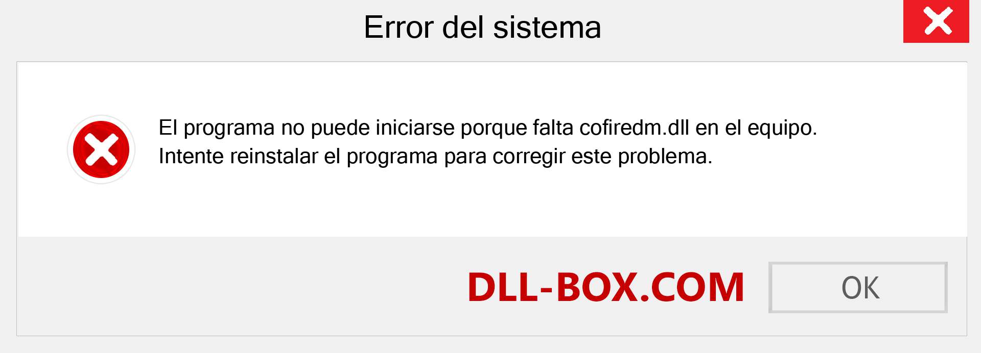 ¿Falta el archivo cofiredm.dll ?. Descargar para Windows 7, 8, 10 - Corregir cofiredm dll Missing Error en Windows, fotos, imágenes